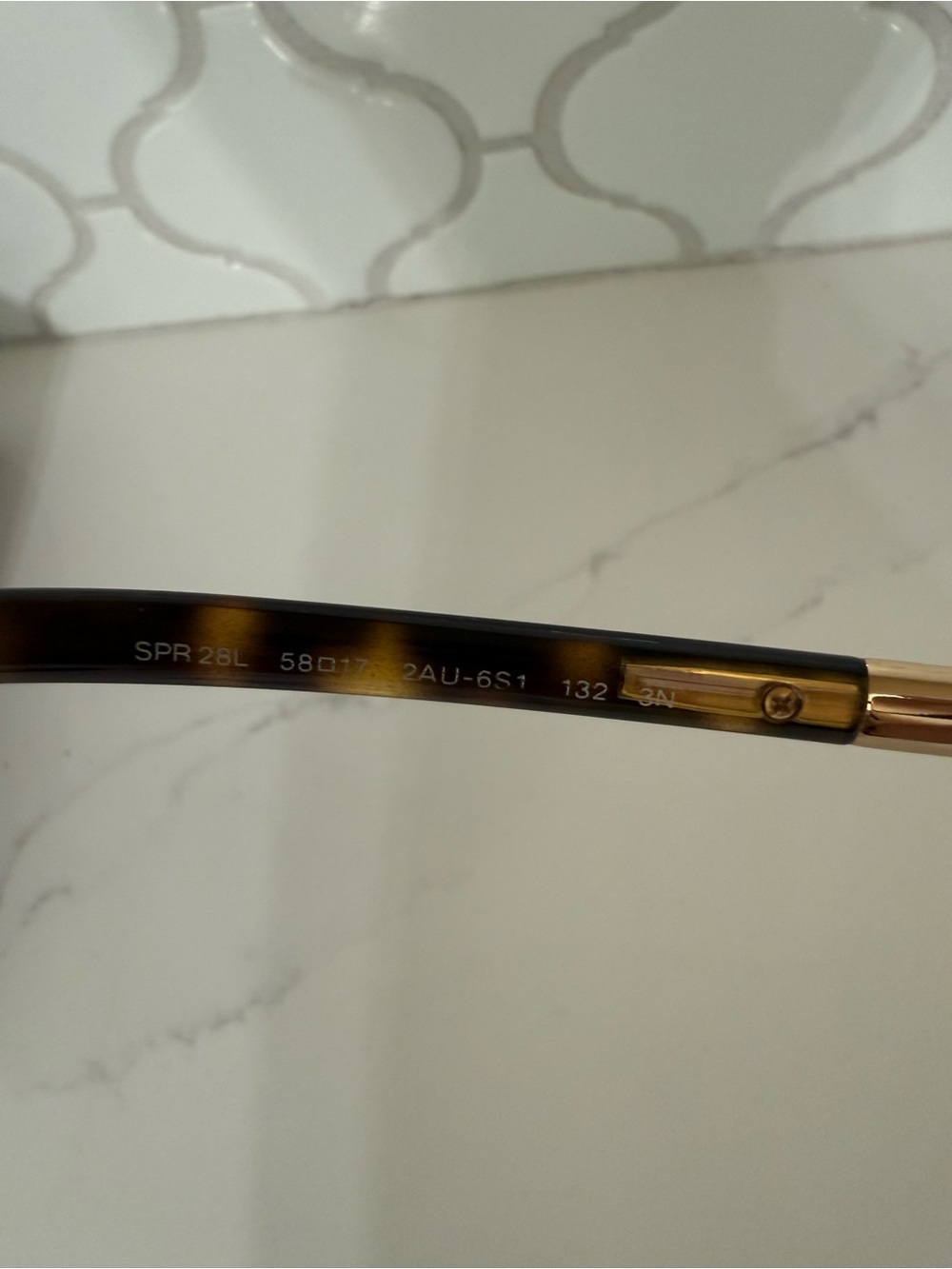Prada Women's Oversized Tortoiseshell Sunglasses with Brown Gradient Lenses - Picture 9 of 9